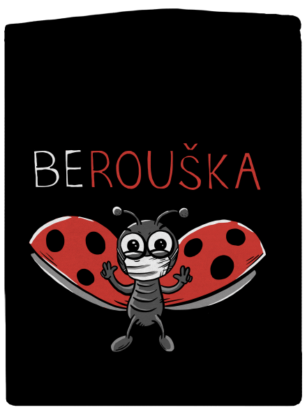 Berouška dámská mikina na zip Black
