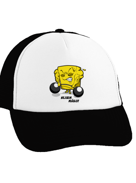 Nejsem máslo kšiltovka truckerka Black cap