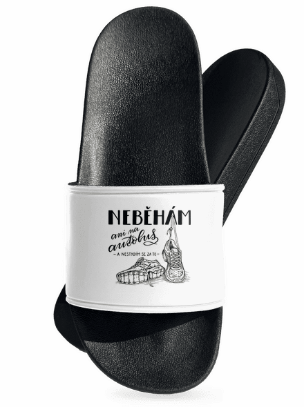 B12: Neběhám pantofle White