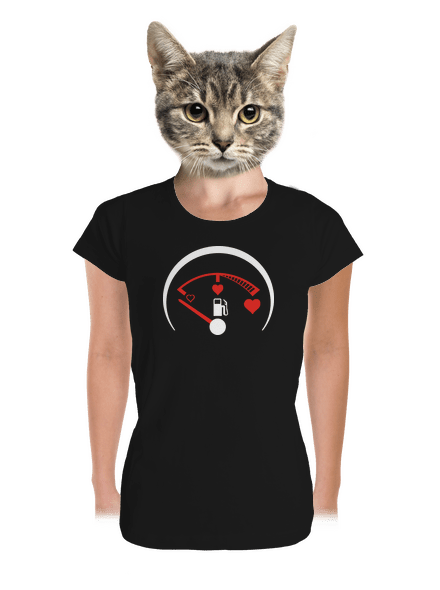 Plnou prosím dámské tričko premium Black