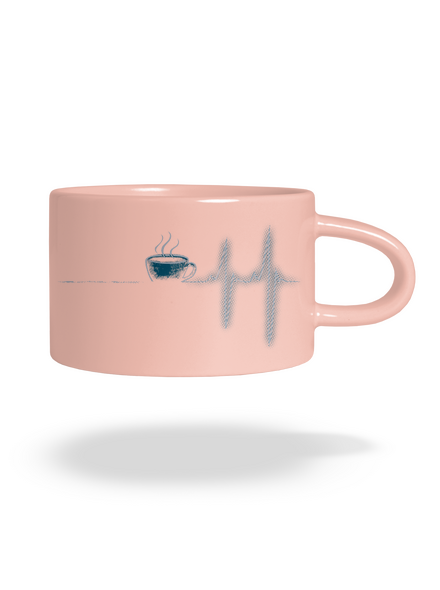 Coffee help hrnek makronka Pink Macaron