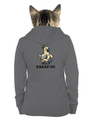 Kakat-du dámská mikina na zip Steel Gray