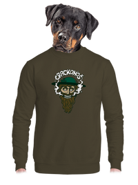 unisex mikina bez kapuce