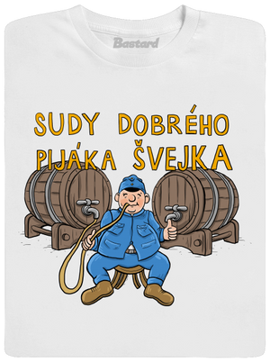 Sudy dobrého pijáka Švejka pánské tričko White