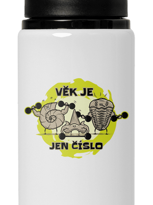 Věk je jen číslo lahev na vodu White