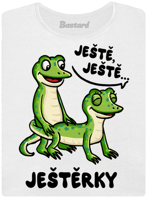 Ještě, ještě dámské tričko s lemem White