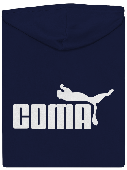 Coma pánská mikina na zip Navy
