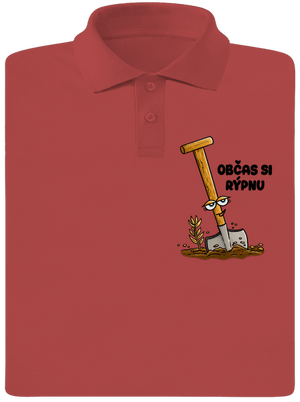 Občas si rýpnu pánská polokošile Burgundy