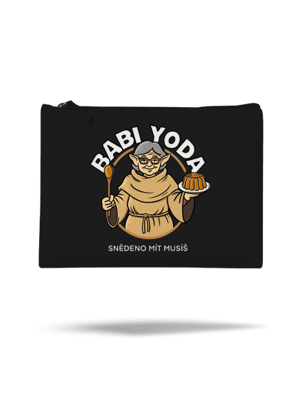 Babi Yoda taštička Black