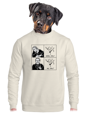 Cimrman: Copak jmelí unisex mikina bez kapuce Off White