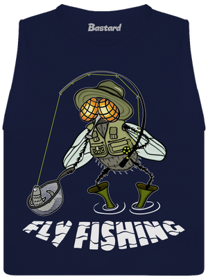 Fly fishing dámské tílko volné Navy