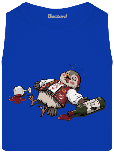 Moravský vrabec 2.0 pánské tílko Royal Blue