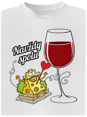 Navždy spolu pánské sportovní tričko White