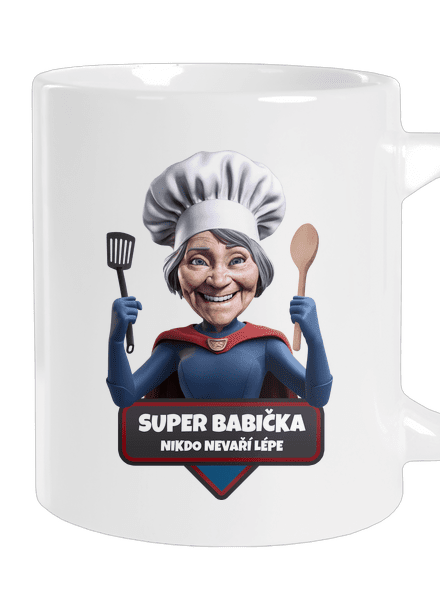 Super babička velký hrnek White