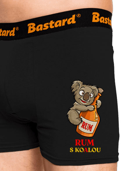 Rum s koalou boxerky Black