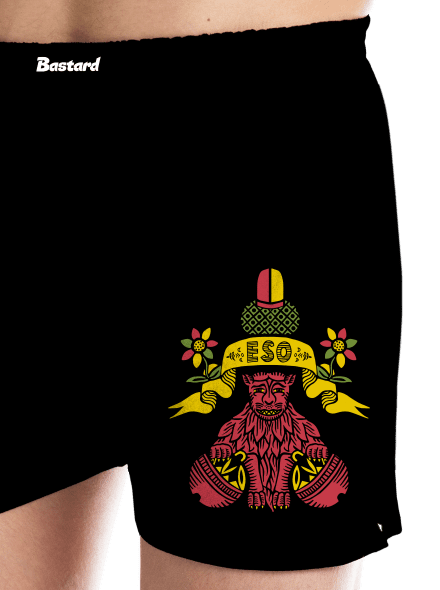 Kulový eso pánské trenky Black
