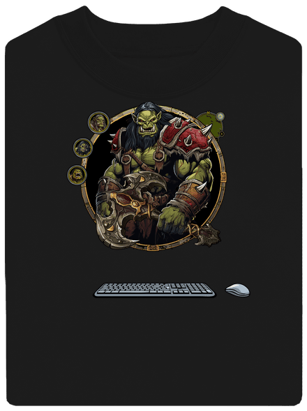 B17: Warcraft unisex mikina bez kapuce Black