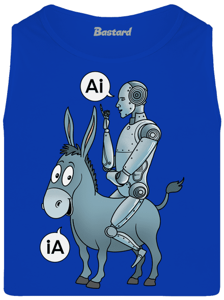 Osel a AI pánské tílko Royal Blue