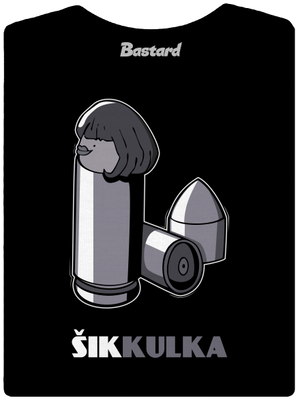 Šikkulka dámské tričko s lemem Black