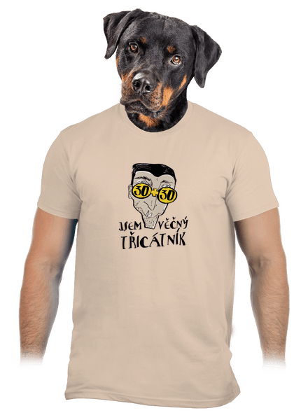 Věčný třicátník pánské tričko Sand
