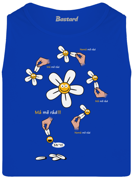 Má mě rád pánské tílko Royal Blue