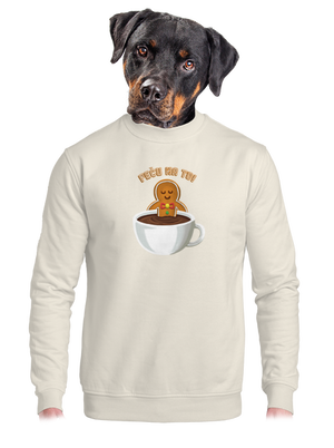 unisex mikina bez kapuce