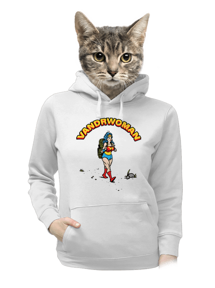 Vandrwoman dámská mikina klokanka White