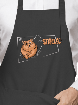 Kočičí horoskop: Střelec zástěra Dark Grey