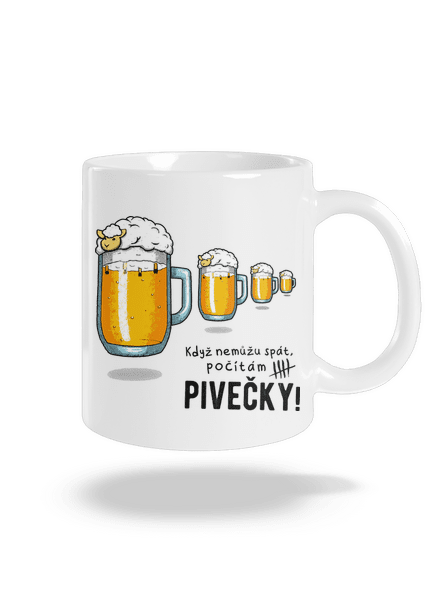 Pivečka klasický hrnek White