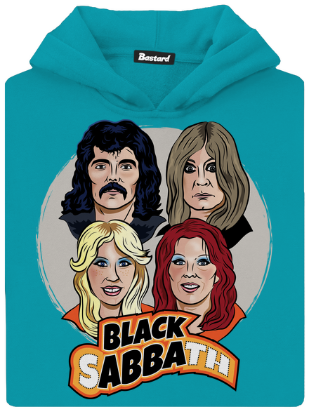 Black Abba dětská mikina klokanka Hawaiian Blue