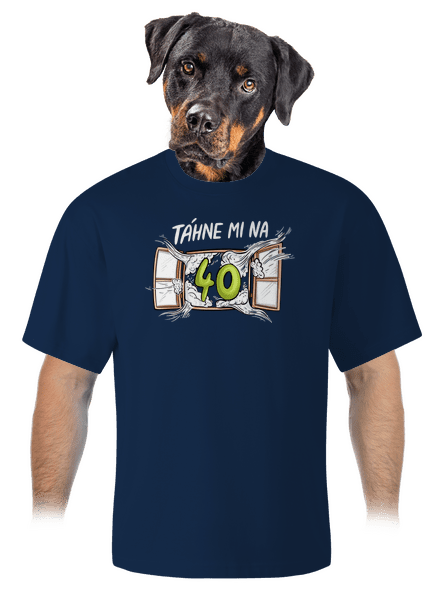 Táhne mi na unisex tričko oversized Midnight Blue