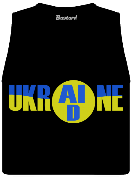 Ukrajina - AID dámské tílko volné Black