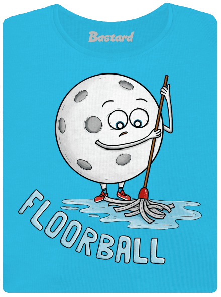 Floorball dámské tričko s lemem Blue Atol