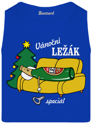 Vánoční ležák pánské tílko Royal Blue
