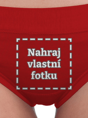 Vlastní potisk dámské kalhotky Red Mal
