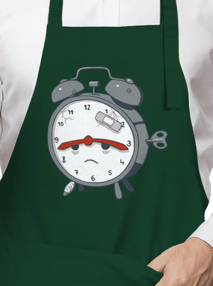 Budíček zástěra Bottle Green