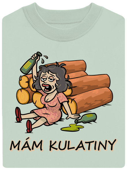 Mám kulatiny unisex mikina bez kapuce Blush Mint