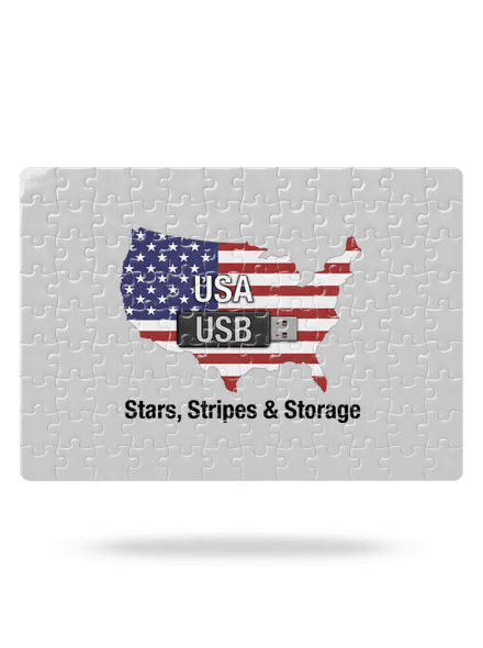 USA a USB puzzle White