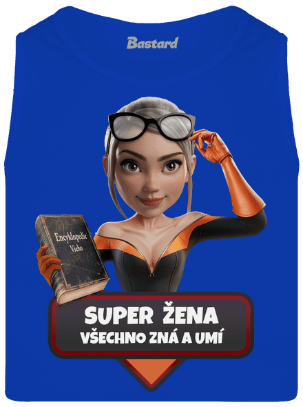 Super máma pánské tílko Royal Blue