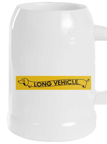 Long vehicle půllitr White