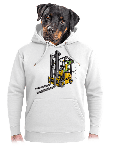 Ještěrka  unisex mikina premium Snowwhite