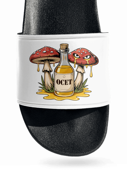 Houby s octem pantofle White