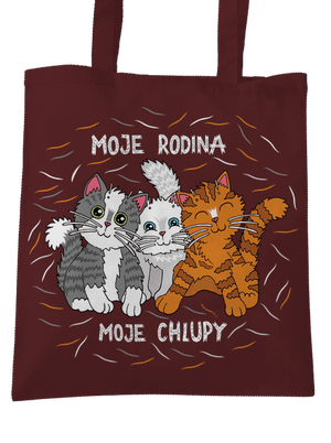 Moje rodina taška Chocolate