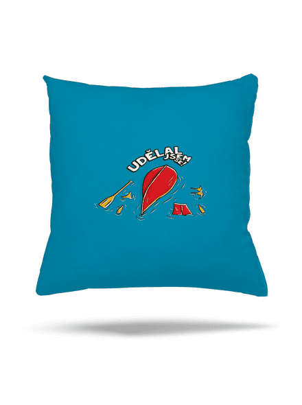 Udělal jsem se polštář Blue Turquoise