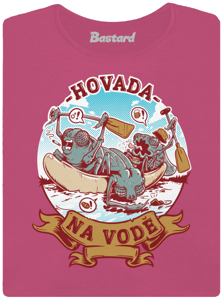 Hovada na vodě dámské tričko premium Magenta