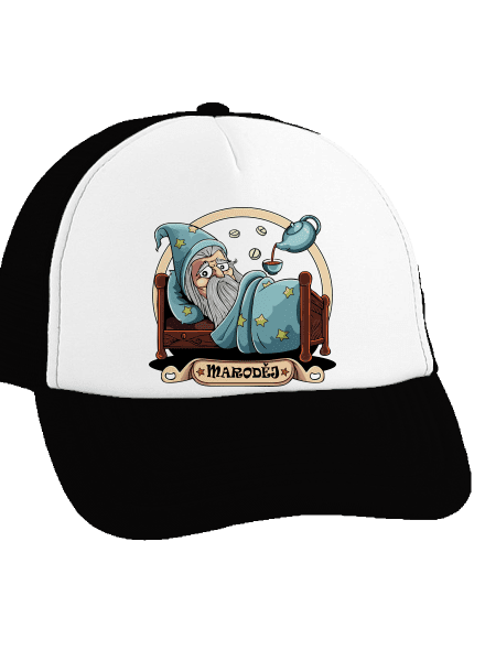 Maroděj kšiltovka truckerka Black cap
