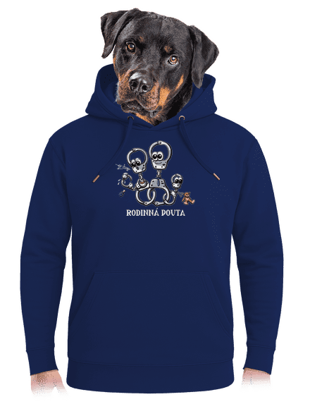 Rodinná pouta unisex mikina premium Navy