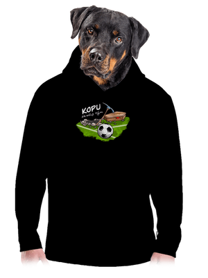 Kopu za svůj tým pánská mikina klokanka Black