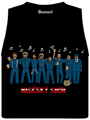 Hasičský sbor dámské tílko volné Black