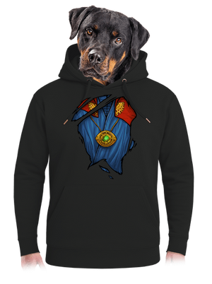 Doctor Inside unisex mikina premium Dark Black